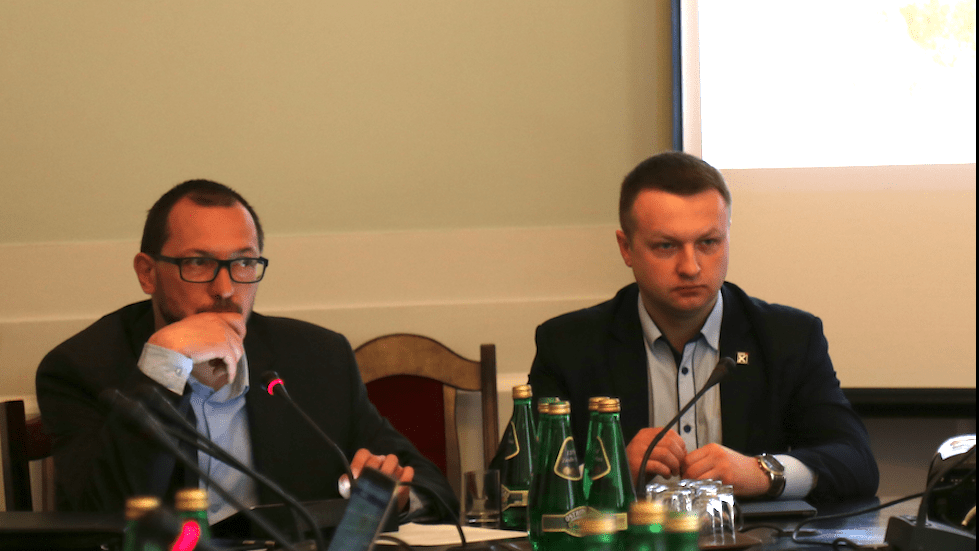 Przewodniczący Zespołu Paweł Skutecki (po lewej) i wiceprzewodniczący Paweł Szramka (po prawej). Fot. Space24.pl