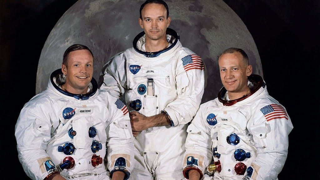 Załoga Apollo 11, fot. NASA/Wikipedia