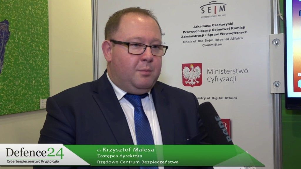 Dr Krzysztof Malesa, zastępca dyrektora w Rządowym Centrum Bezpieczeństwa. Fot. Cyberdefence24.pl