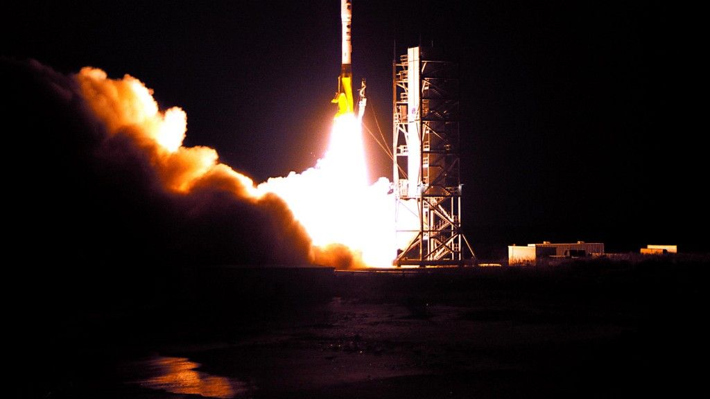 Start rakiety Minotaur IV. Fot. NASA/US Air Force