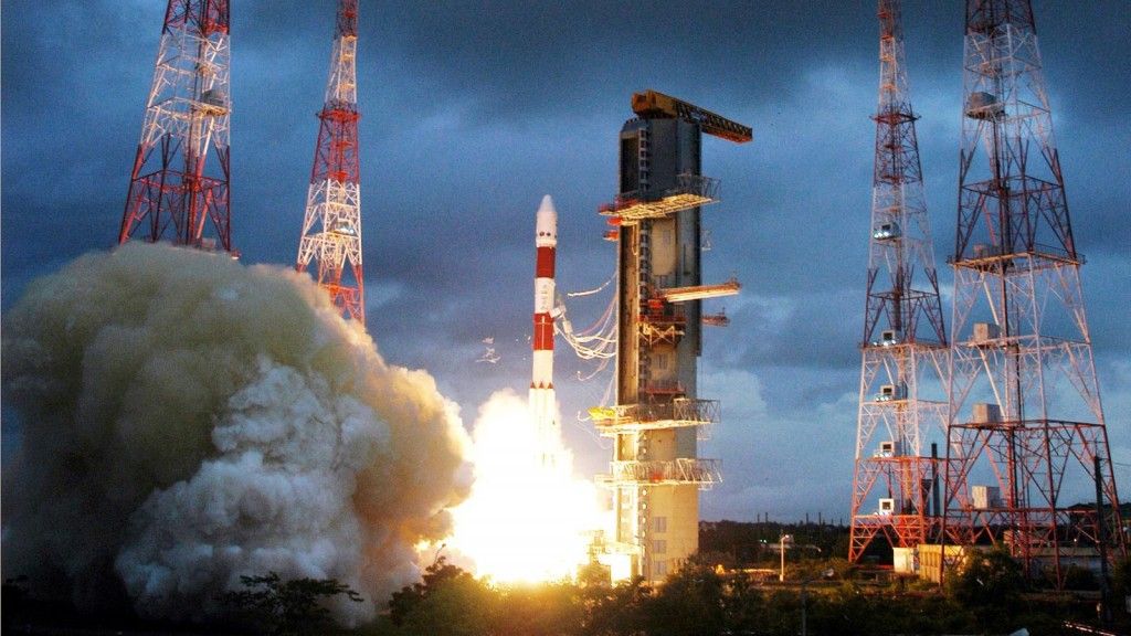 Start rakiety PSLV. Fot. ISRO / isro.gov.in