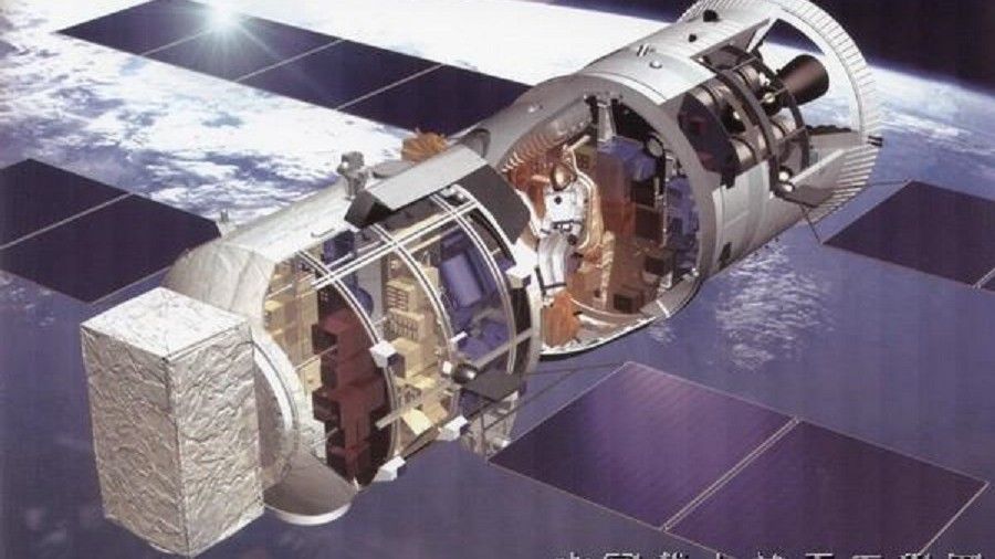 Przekrój statku Shenzhou V. Ilustracja: China Manned Space Engineering Office / en.cmse.gov.cn