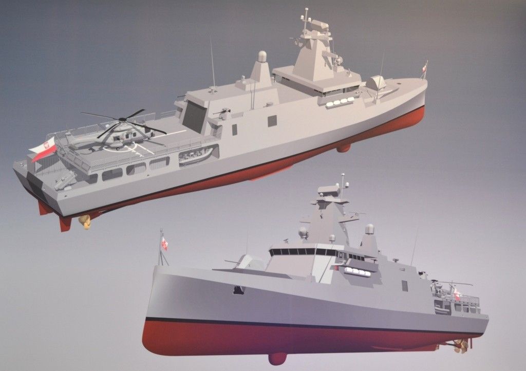 Proponowany przez TKMS okręt patrolowy z funkcją zwalczania min, Fot. M.Dura