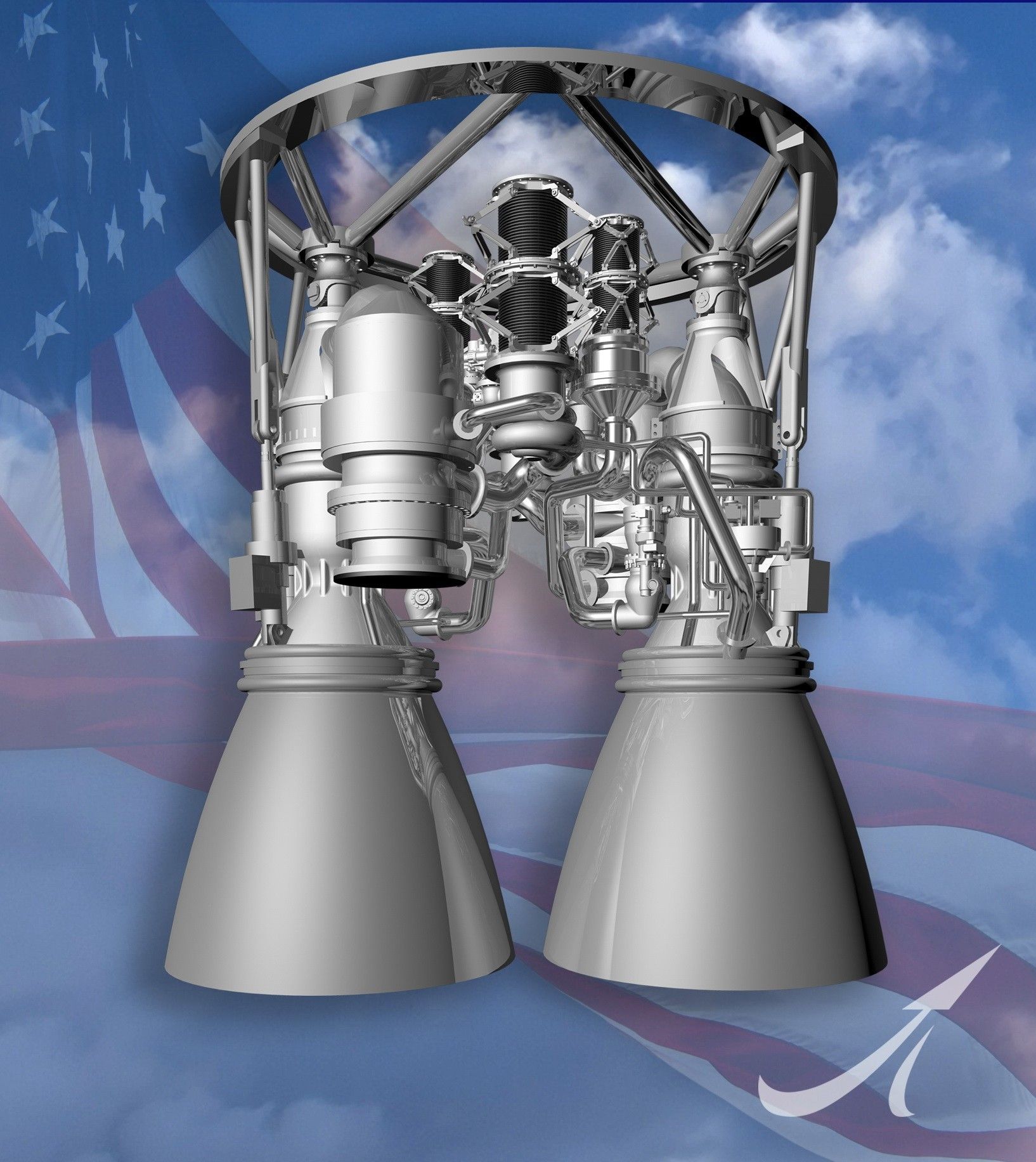 Silnik rakietowy Aerojet Rocketdyne AR1, Ilustracja: Aerojet Rocketdyne