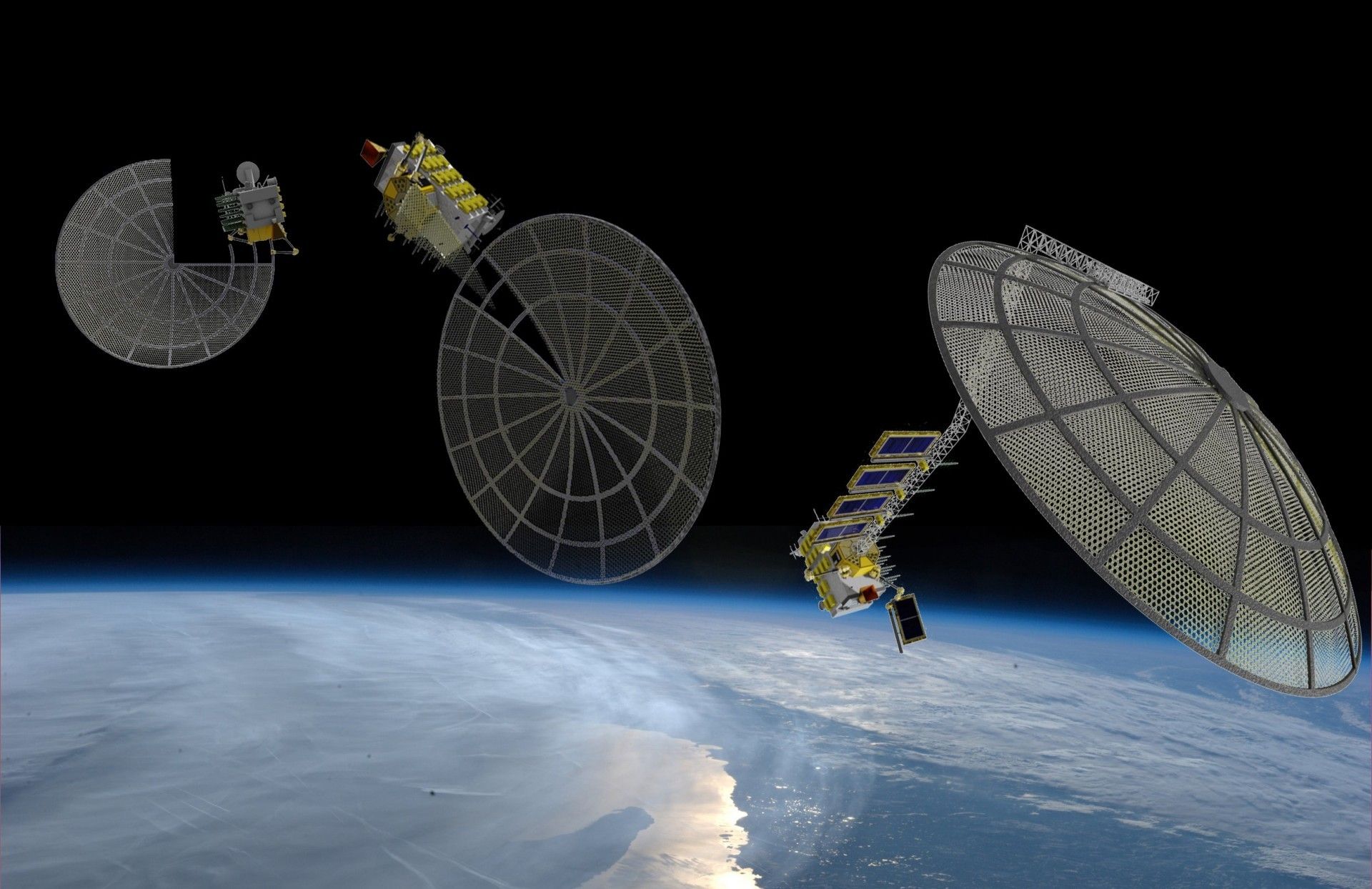 Wizja artystyczna przedstawiająca zakładany sposób działania Archinautów. Ilustracja: Made in Space / madeinspace.us