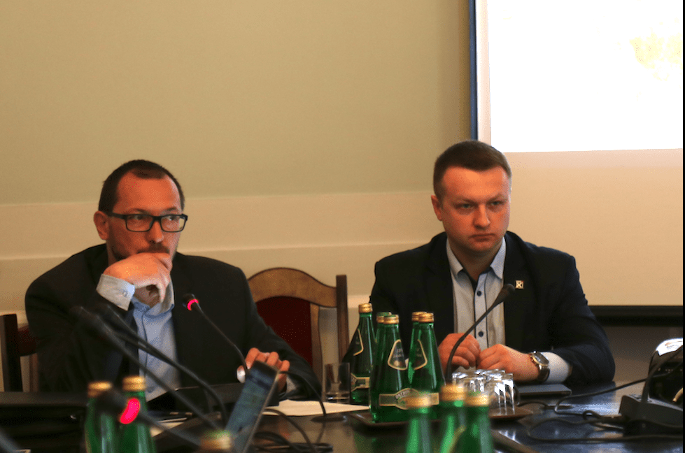 Przewodniczący Zespołu Paweł Skutecki (po lewej) i wiceprzewodniczący Paweł Szramka (po prawej). Fot. Space24.pl