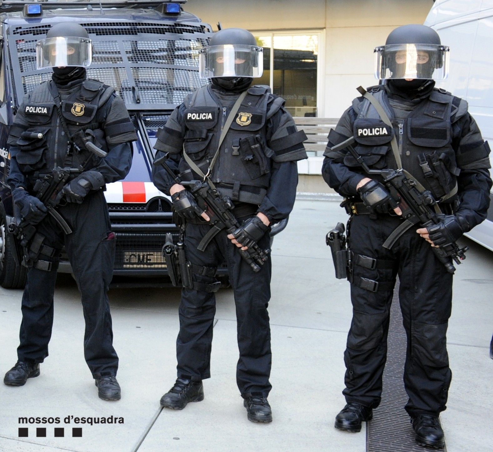 Katalońska policja - mossos d’esquadra. Fot. mossoscat / flickr.com