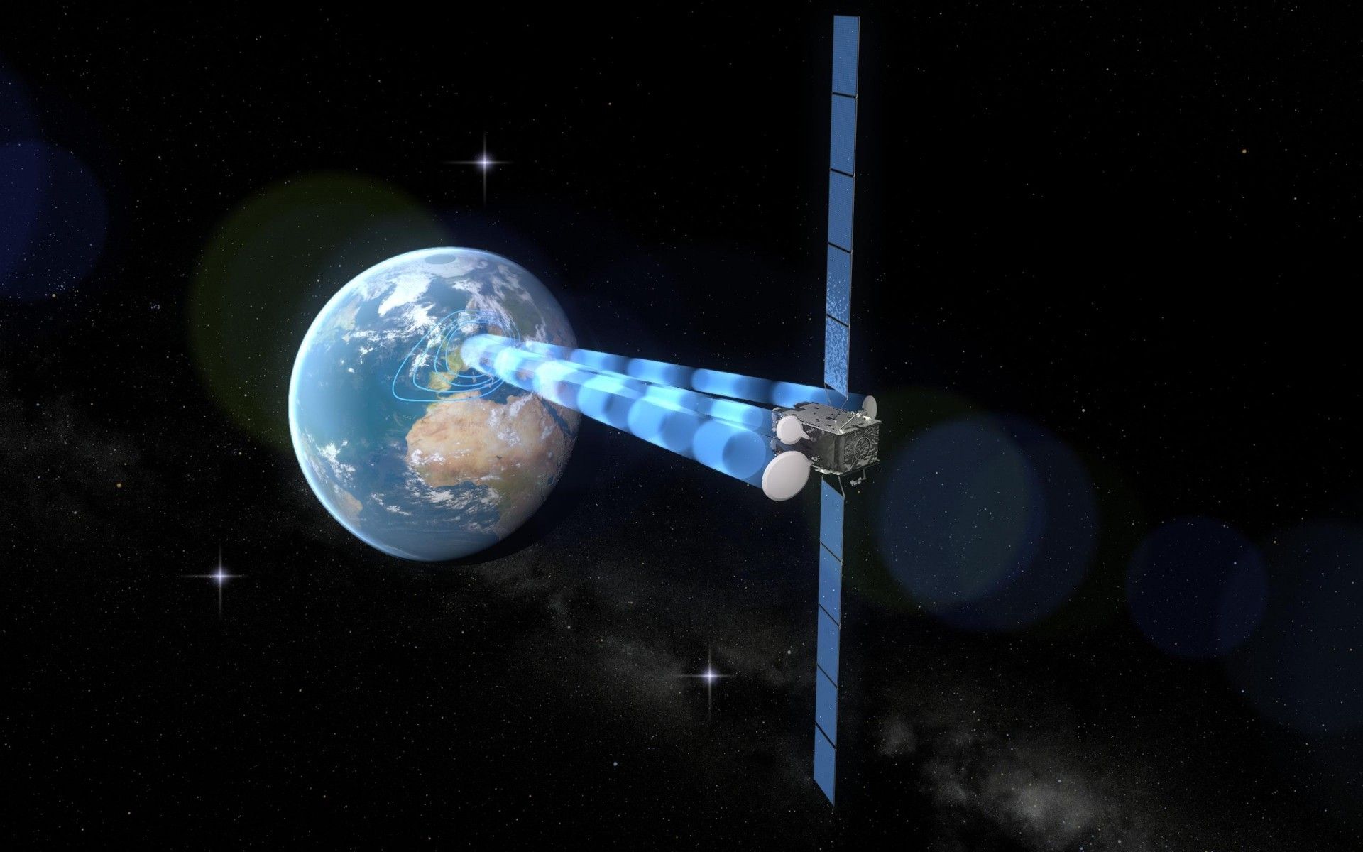 Satelita zbudowany w oparciu o platformę SmallGEO w wersji Electra. Ilustracja: OHB