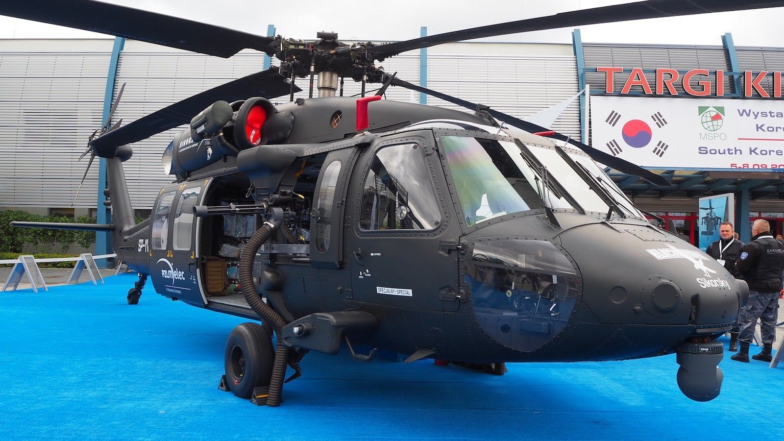Śmigłowiec Black Hawk w wersji MEDEVAC. Fot. J. Sabak