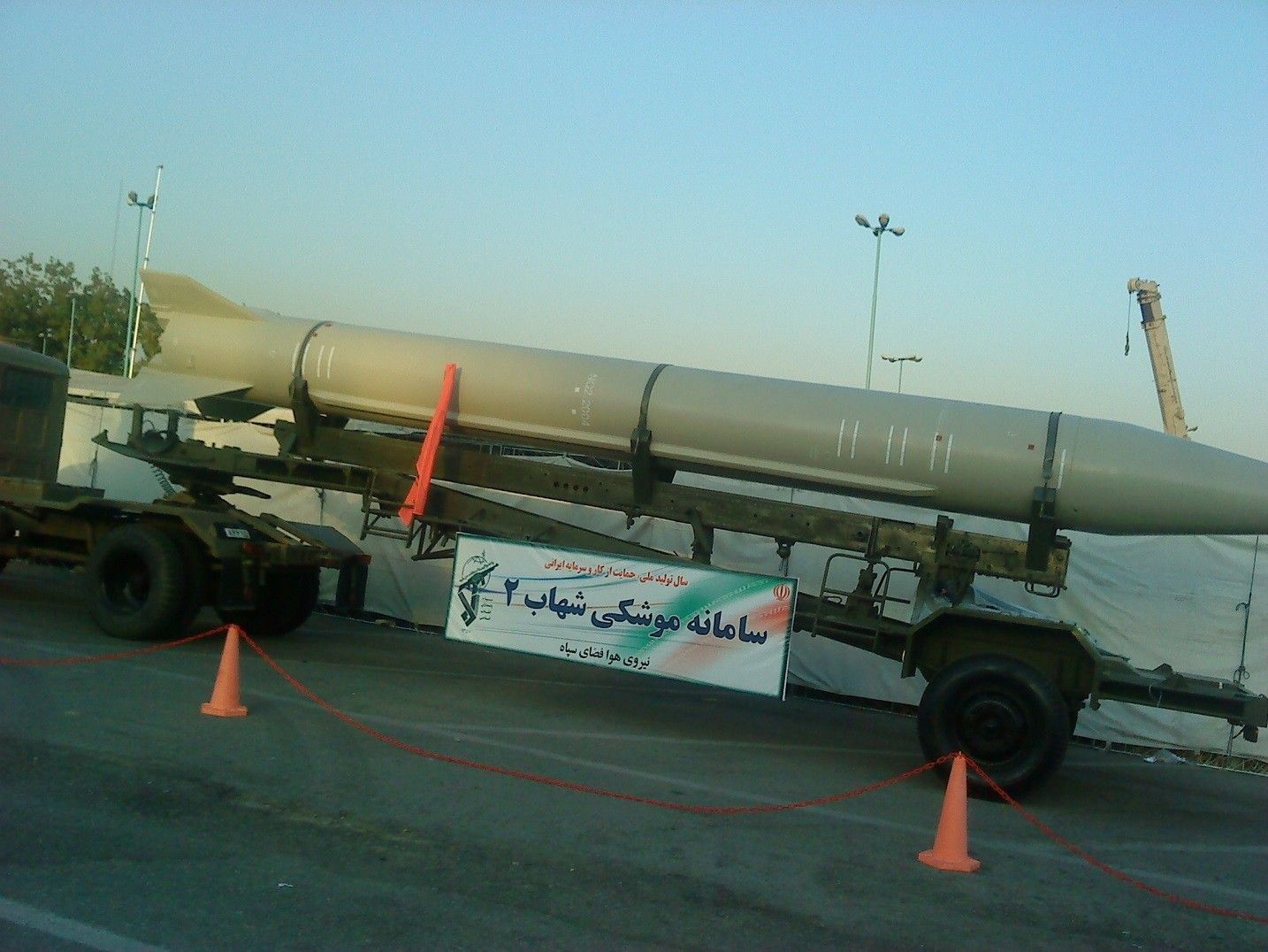 Jedna z wcześniejszych rakiet balistycznych Iranu, Shahab-2. Fot. Vahid alpha/Wikipedia Commons CC BY 3.0
