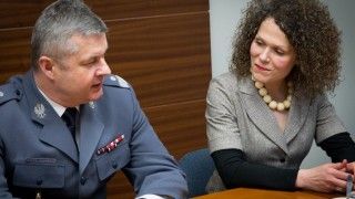 Oficer łącznikowy FBI w Polsce Monika Wasiewicz. Fot. www.policja.pl
