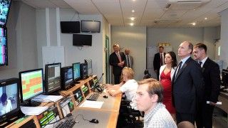 Władimir Putin z wizytą w RT. Fot. kremlin.ru