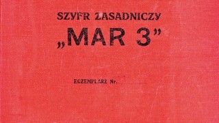 Szyfr zasadniczy MAR 3. Fot. Marian Zacharski.