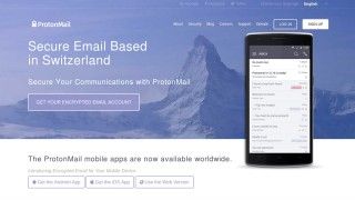 Strona główna ProtonMail. Dostęp 15 listopada 2016 r.