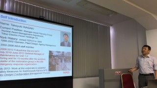 Na zdjęciu Takeyuki Inagaki, obecnie menadżer w Tokyo Electric Power Holdings Inc. Przez 15 miesięcy po katastrofie w elektrowni Fukushima-Daichi odpowiadał za przywrócenie strefy powypadkowej do normalności. (Fot. Energetyka24)