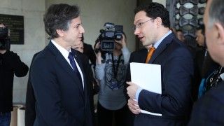 Anthony Blinken i Daniel Mitov. Fot. state.gov.