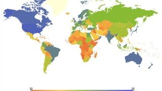 Interaktywna mapa Światowego Indeksu Cyberbezpieczeństwa. Fot. http://www.itu.int