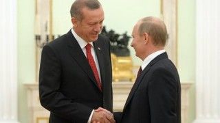 Szorstka przyjaźń? Putin i Erdogan podczas oficjalnego spotkania- fot. kremlin.ru