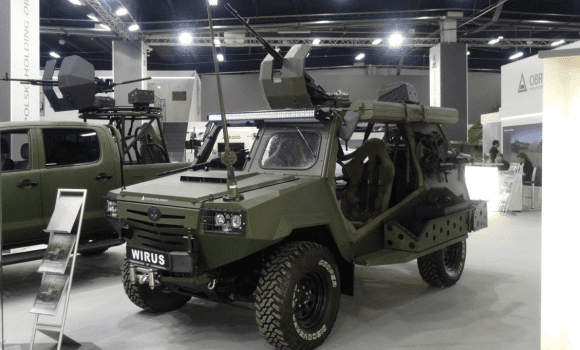 A LPU-1 Wirus vehicle, presented by PHO at MSPO 2014. Photo: J. Sabak/Defence24.pl