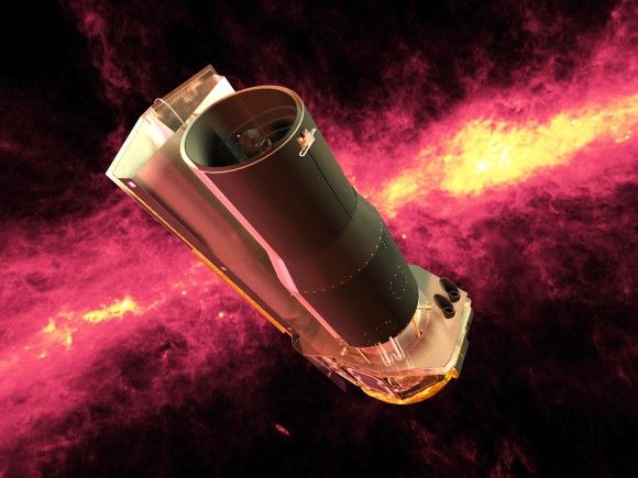 Kosmiczny Teleskop Spitzera, ilustracja: NASA/JPL-Caltech
