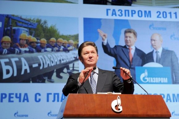 Szef Gazpromu, Aleksiej Miller. Fot. Gazprom.ru