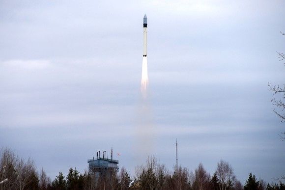 Start rakiety Rokot zbudowanej na bazie UR-100N, fot. mil.ru