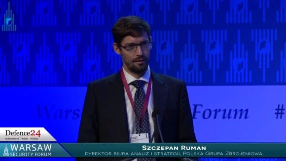 Szczepan Ruman, Dyrektor Biura Analiz i Strategii z Polskiej Grupy Zbrojeniowej. Fot. Defence24.pl