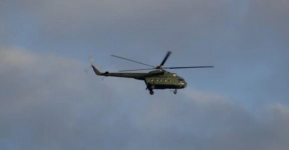 Śmigłowiec Mi-8 używany przez antyterrorystów / Fot. J. Sabak