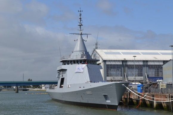 Koncern DCNS chce jeszcze w kwietniu br. sprzedać Egiptowi swój okręt patrolowy „L’Adroit”. Fot. M.Dura