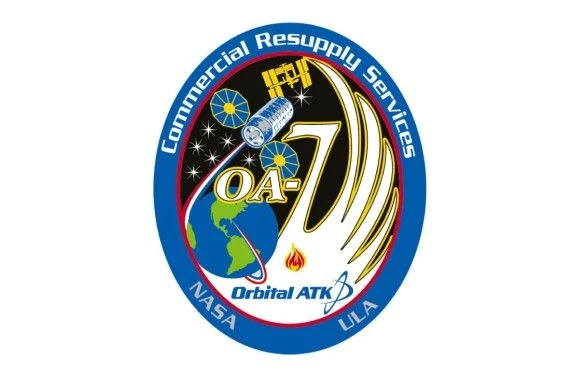 Oficjalny logotyp misji OA-7. Ilustracja: Orbital ATK
