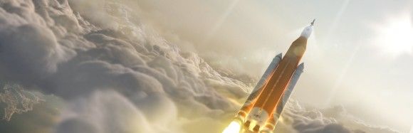 Space Launch System, ilustracja: NASA
