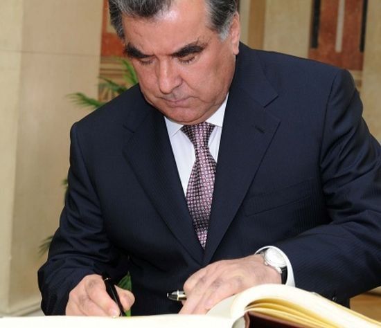 Emomali Rahmon, Prezydent Tadżykistanu- fot. parlament.gv.at