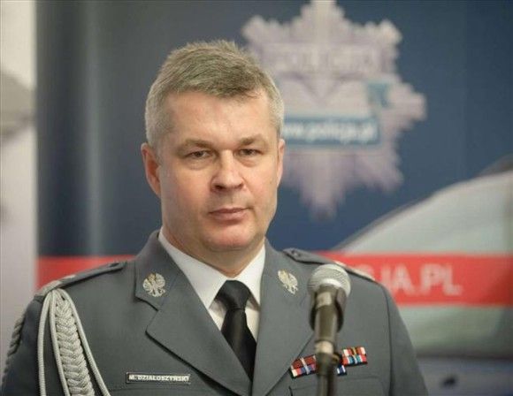 Komendant główny policji nadinsp. Marek Działoszyński - fot. fakt.pl