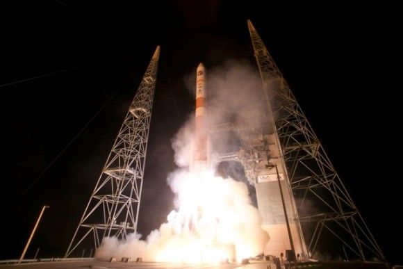 Start rakiety Delata IV z satelitą WGS6 - fot. ULA