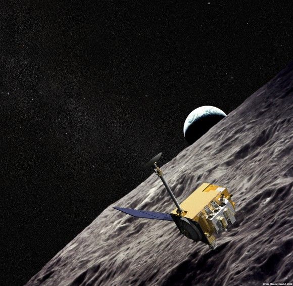 Lunar Reconnaissance Orbiter (LRO), Ilustracja: Chris Meaney/NASA 2008