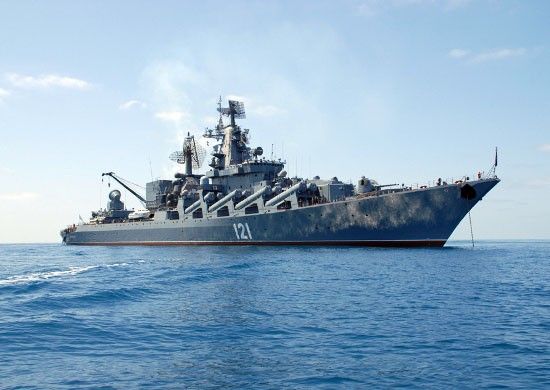 Krążownik „Moskwa” przed modernizacją. Fot. mil.ru