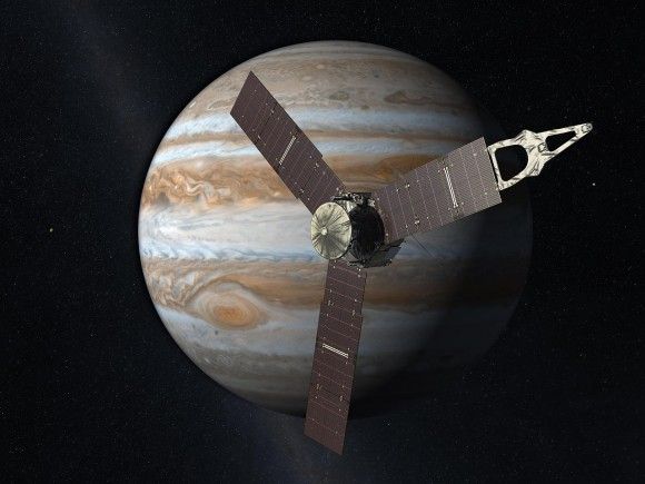 Sonda Juno, ilustracja: NASA/JPL