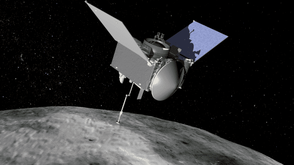Wizja sondy OSIRIS-REx, ilustracja: NASA