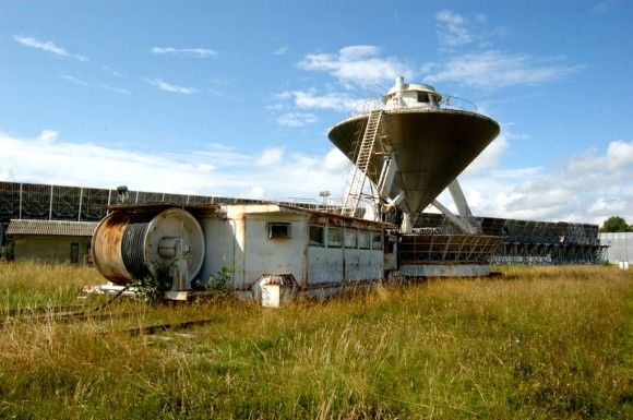 Radioteleskop RATAN-600, który odebrał tajemniczy sygnał, fot. Konstantin Malanchev/Wikipedia