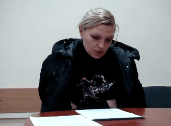 Kobieta podejrzana o próbę przeprowadzenia zamachu terrorystycznego w Kijowie Fot. Youtube/SBU.