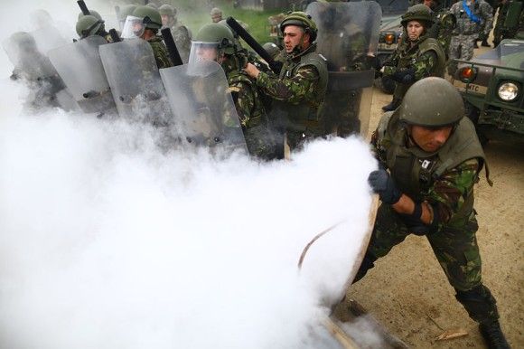 Kosowo - ćwiczenia sił bezpieczeństwa - fot. mod.mil.gov.