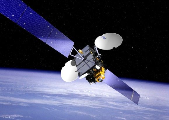 Satelita Eutelsat, ilustracja: Eutelsat