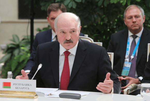 Prezydent Aleksander Łukaszenka podczas majowej wizyty roboczej w Rosji. Fot. president.gov.by