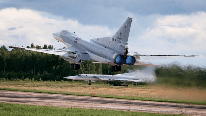 Tu-22M3 (NATO Codename: Backfire-C ) bombers are used in Syria to drop conventional bombs. Image Credit: mil.ru