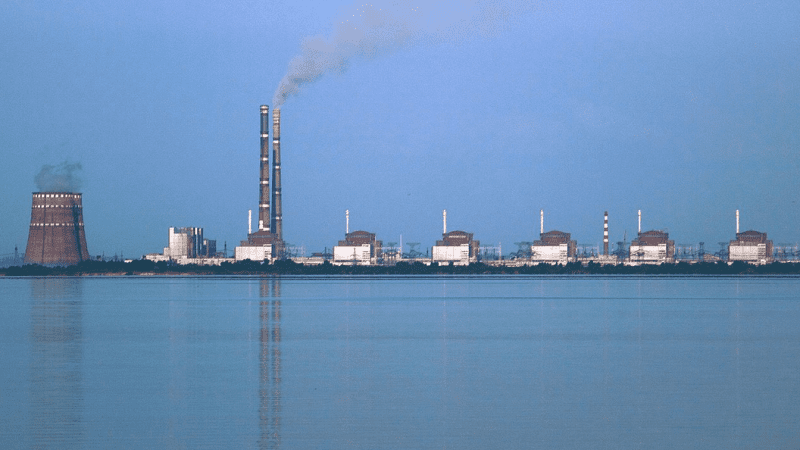 Zaporoska elektrownia atomowa. Fot. Wikipedia