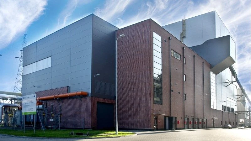 Blok energetyczny na biomasę w Elblągu. Fot. Energa
