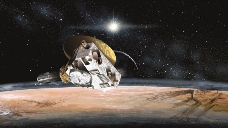 Sonda New Horizons, ilustracja: NASA