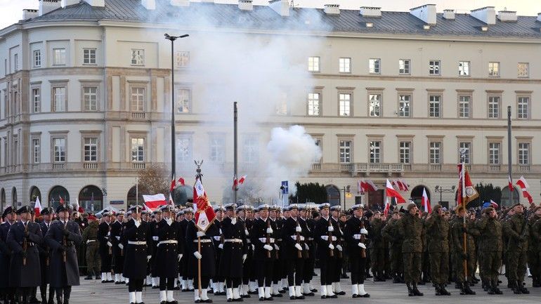 Obchody Narodowego Święta Niepodległości 11 listopada 2017 r. Fot. Rafał Lesiecki / Defence24.pl