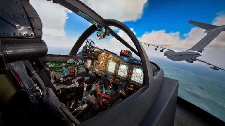 Symulator Su-34 uruchomiony w rejonie Woroneża. Fot. mil.ru