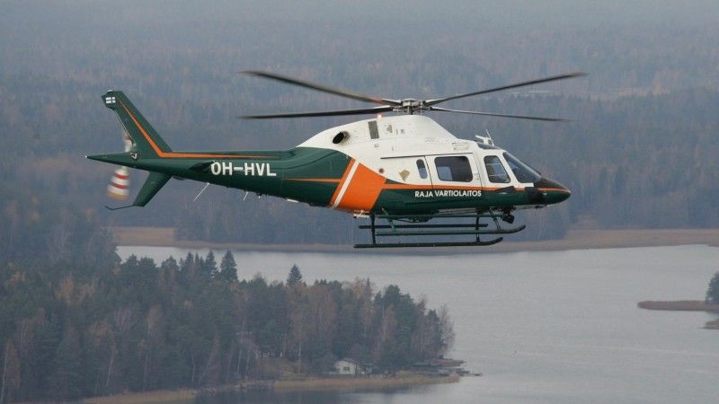 Fińska straż graniczna również używa AW119. Fot. Leonardo Helicopters